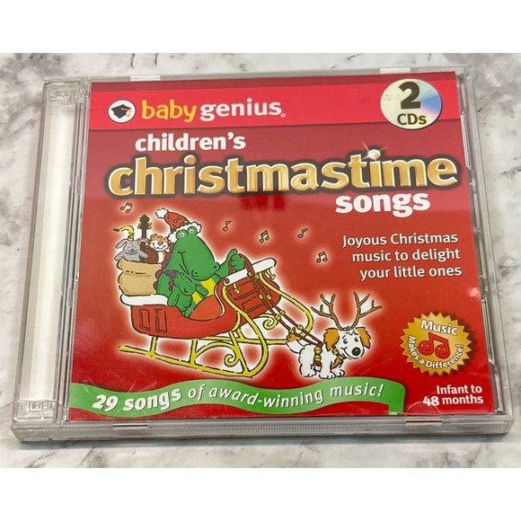 Baby Genius Christmastime Songs 2 CD Set 29 Tracks 2005 - Picture 2 of 7